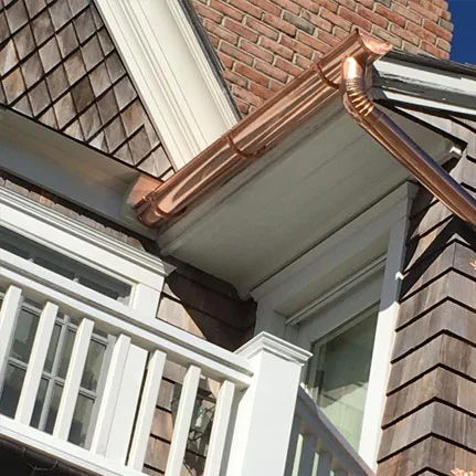 copper gutter installation Jericho ny